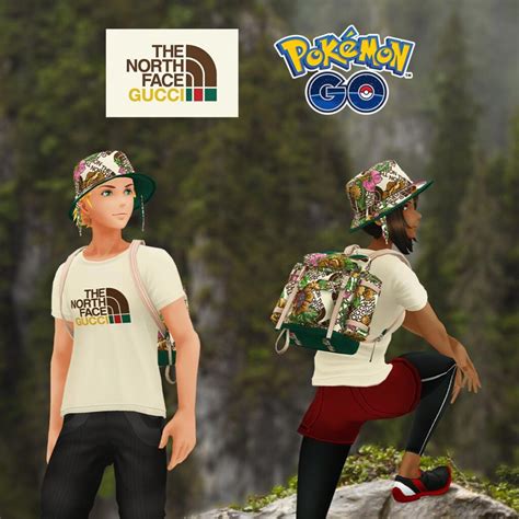 pokémon go north face gucci|Gucci north face 2024.